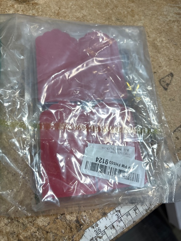 Photo 1 of 120PCS Red Kraft Paper Snowflake Reindeer Gift Tags - Hanging Labels with 32.8 Feet Jute Twine String for Christmas Holiday Present Wrap, DIY Arts and Crafts, Wedding