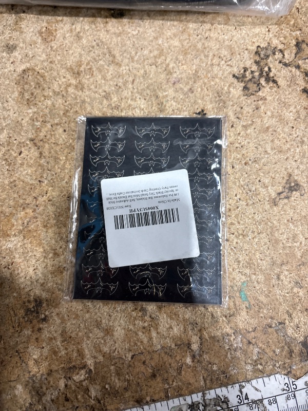 Photo 1 of 198 Pcs Halloween Bat Stickers, Self-Adhesive Stick on Spooky Black Tiny Small Mini Bat Decals for Halloween Party Greeting Cards Invitations Crafts Envelopes Gift Wrapping Decorations