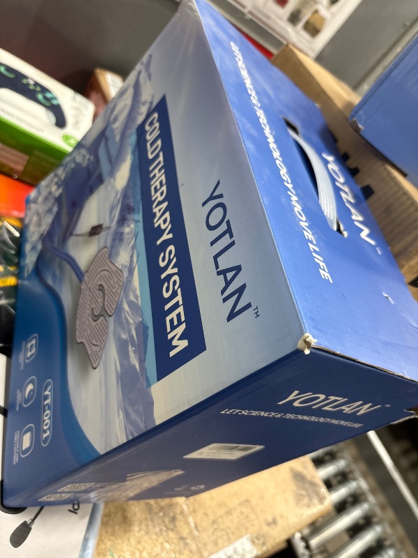 Photo 1 of (used/functional) Cold Therapy Machine with Programmable Timer,USB Powered Portable,2025 New Powerful Pump, for Knee Replacement,Pain Relief,Sports Injuries,Ace Bandage Style Compression,Pad for Shoulder,Hip,and Ankle