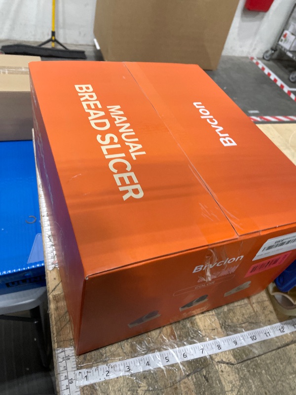 Photo 1 of ?Upgraded?Manual Bread Slicer for Homemade Sourdough Bread,Metal Guide & Adjustable Thickness, Hand Crank Bread Slicer with Scale Line and Suction Cup, Sharp Blade, Suitable for Sourdough Bread, Etc