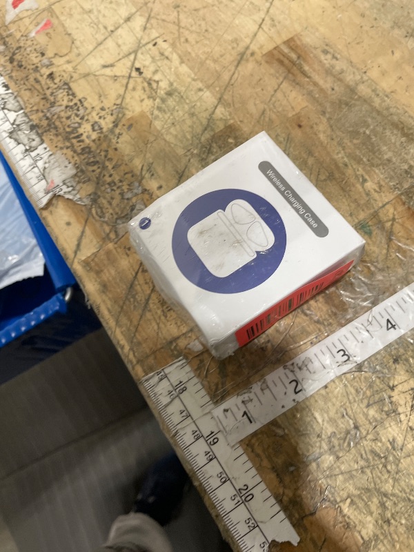 Photo 1 of **FACTORY SEALED** Wireless Charging Case for AirPods 1st & 2nd Generation, Replacement Charging Case (White)