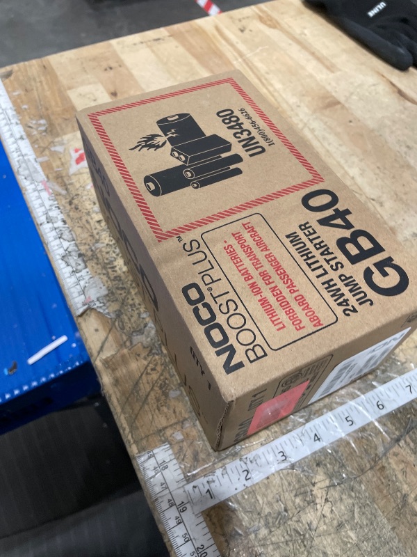Photo 1 of **FACTORY SEALED** NOCO Boost GB40: 1000A UltraSafe Jump Starter – 12V Lithium Battery Booster Pack, Portable Jump Box, Power Bank & Jumper Cables - for 6.0L Gas and 3.0L Diesel Engines