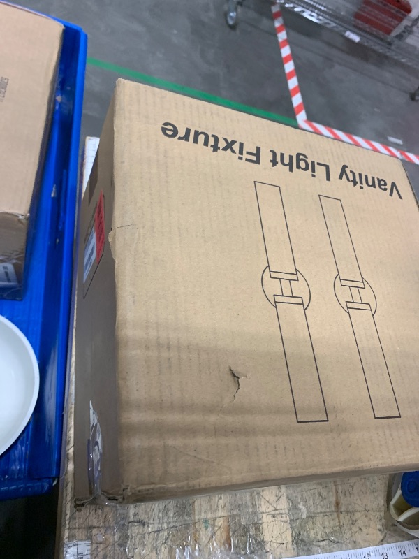 Photo 1 of **FACTORY SEALED** Wall Sconces Set of Two, Hardwired Brushed Gold Bathroom Sconces Wall Lighting with Clear Glass, Modern Sconces Wall Decor Set of 2 Bathroom Light fixtures for Mirror Hallway (Bulbs Not Included)