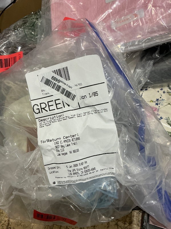 Photo 1 of 1st Birthday Decorations Boy, High Chair Banner First Birthday Decorations Boho Wood Bead Tassel, Baby 1st Party Hat with One Cake Topper