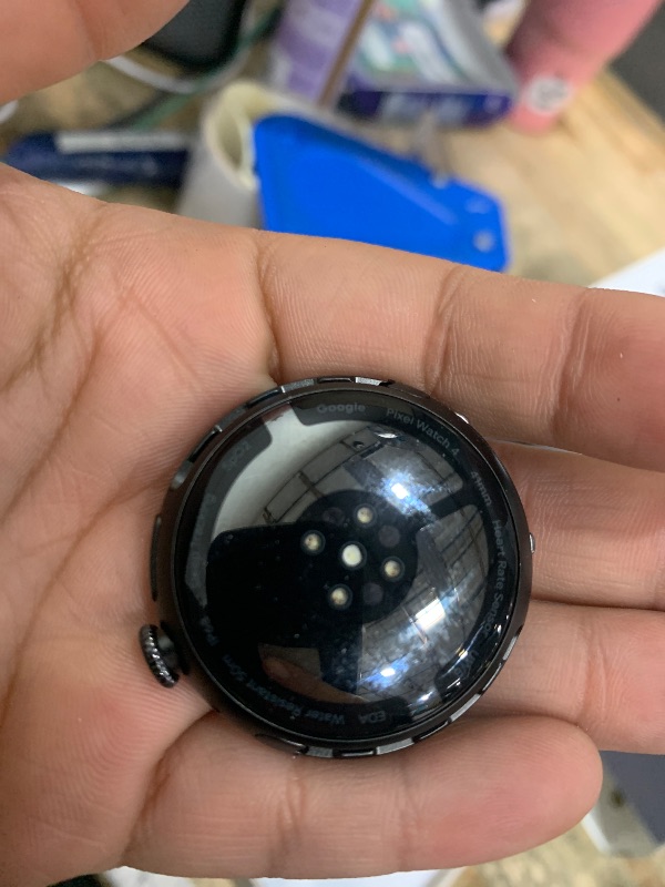 Photo 1 of **HAS ISSUES STAYING CONNECTED TO PIXEL DEVICES** Google Pixel Watch 4 (41mm) - Android Smartwatch - Heart Rate and Sleep Tracking - 30-Hour Battery - Fitness Tracking - Google AI - Matte Black Aluminum Case - Obsidian Active Band - LTE (2025 Model)