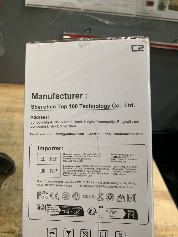 Photo 1 of [Built-in Apps & 2025 Upgraded] Mini Projector Support 4K 1080P Auto Keystone 180° Rotatable with WiFi 6 and Bluetooth 5.4, Projector Portable Compatibile with HDMI/TV Stick/Memory Stick/Laptop-Black