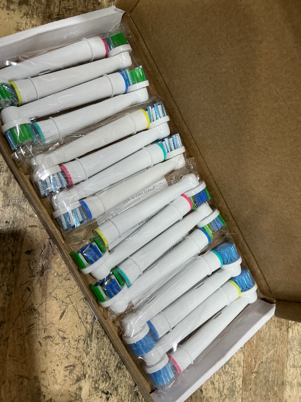 Photo 1 of 16pcs Replacement Brush Heads Compatible with Oral B Electric Toothbrushes. Pack of 4 Precision Clean,4 Cross Clean,4 3D Whitening Clean and 4 Sensitive Clean