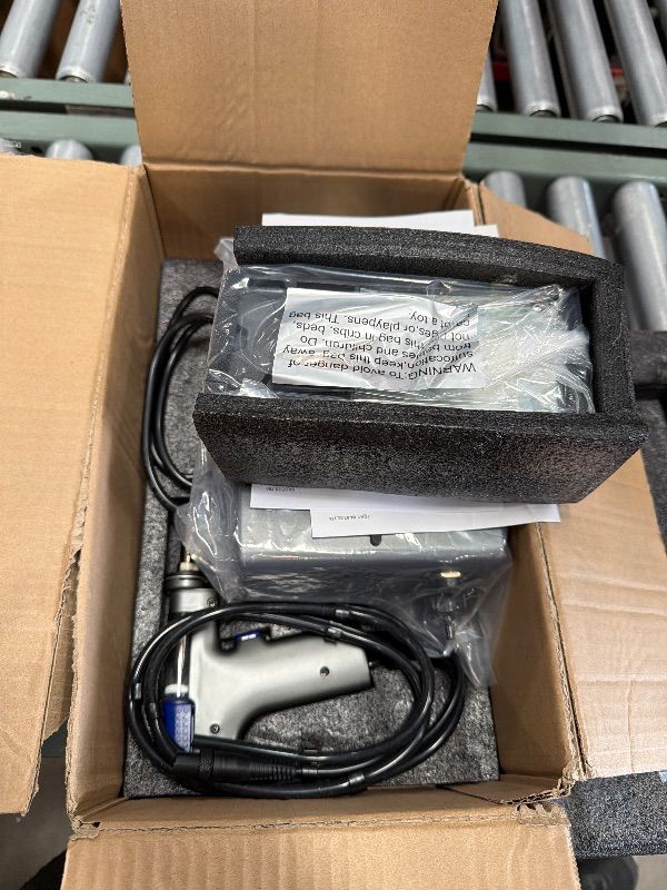 Photo 4 of **ITEM FACTORY SEALED** WEP 948D-I 110W High Power Desoldering Station with 4 Desoldering Nozzles, Temperature-Controlled with 3 Pre-set Channels, Tiltable Display, ESD-Safe