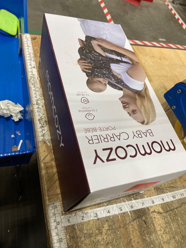 Photo 1 of **FACTORY SEALED** Momcozy Baby Carrier - Ergonomic, Cozy and Lightweight Carrier for 7-45lbs, Effortless to Put On, Ideal for Hands-Free Parenting, Enhanced Lumbar Support, Purehug for Infant to Toddler, Black