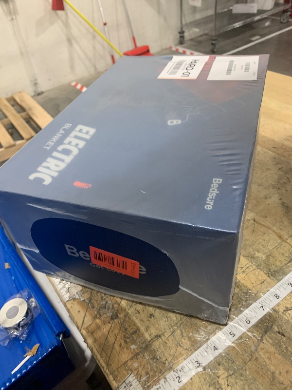 Photo 1 of **FACTORY SEALED** Bedsure GentleSoft Electric Blanket Queen Size - Soft Ribbed Flannel Heated Blanket with Dual Control, Heating with 10 Heat Settings & 10 Time Settings, 8 hrs Timer Auto Shut Off (84"x90", Light Grey)