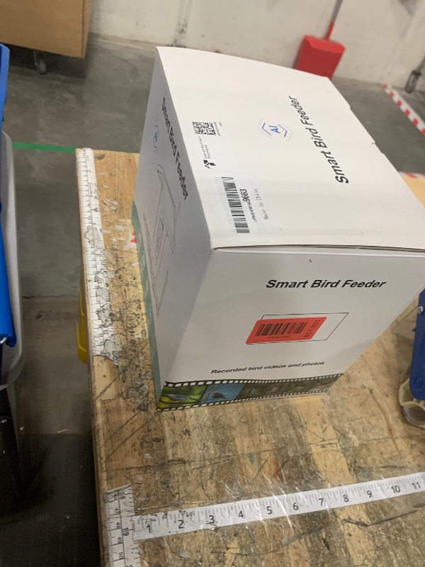 Photo 1 of **ITEM FACTORY SEALED** Smart Bird Feeder with Camera, AI Bird Species Identification Solar Powered Panel, 2.5k HD Video Bird House with Camera for Outside Garden, Ideal Gifts for Lover,Valentine's Day, Green