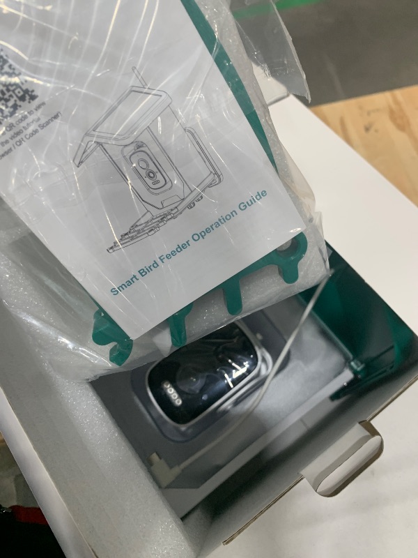 Photo 1 of **ITEM FACTORY SEALED** Smart Bird Feeder with Camera, AI Bird Species Identification Solar Powered Panel, 2.5k HD Video Bird House with Camera for Outside Garden, Ideal Gifts for Lover,Valentine's Day, Green
