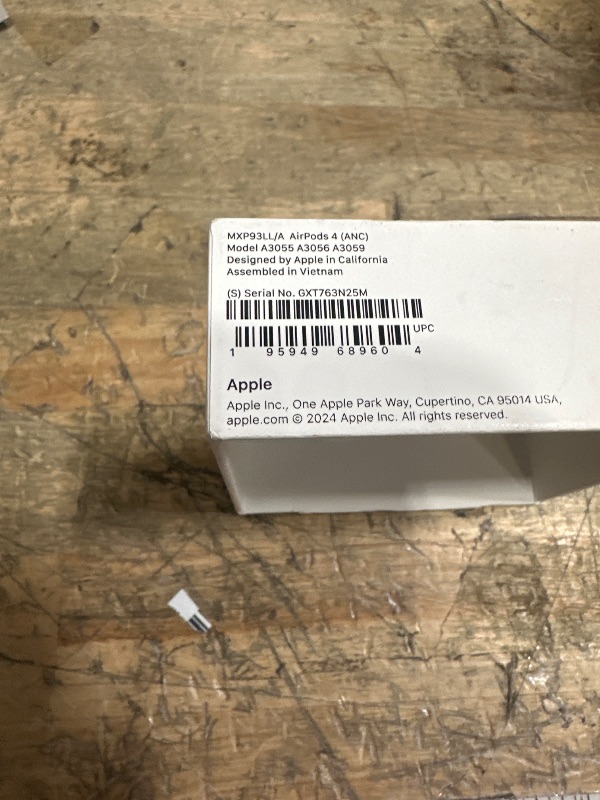 Photo 1 of **STILL HAS A TRACKER ATTACHED TO SOMEONES APPLE ACCOUNT**** Apple AirPods 4 Wireless Earbuds, Bluetooth Headphones, with Active Noise Cancellation, Adaptive, Transparency Mode, Personalized Spatial Audio, USB-C Charging Case, Wireless Charging, H2 Chip