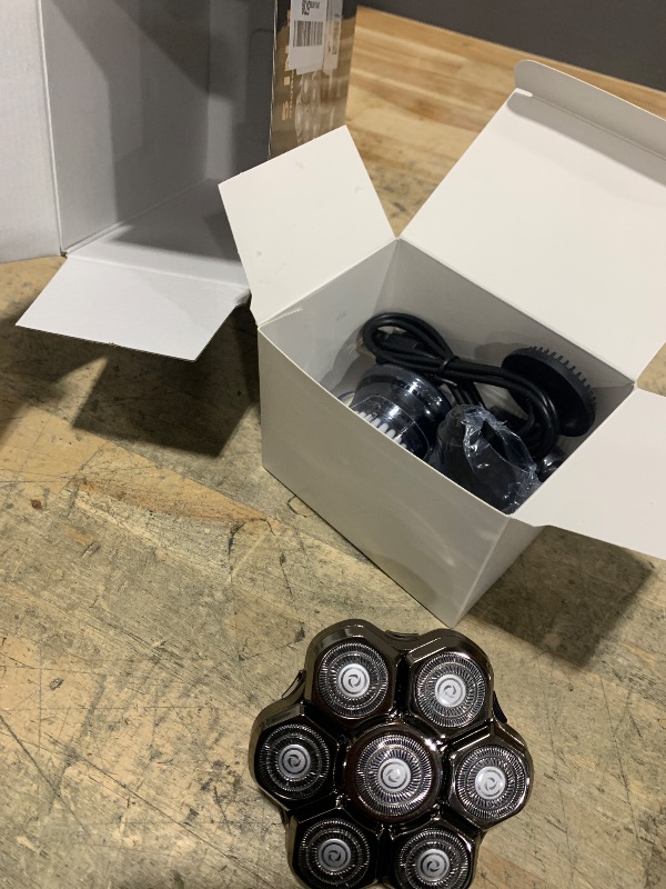 Photo 1 of *****Accessories only******Voph Head Shavers for Bald Men, Electric Detachable Head Shaver for Male, Waterproof Wet Dry Body Bald Head Shaver, Rechargable Rotary Shavers/Razor for Husband, Valentine's Day Gifts