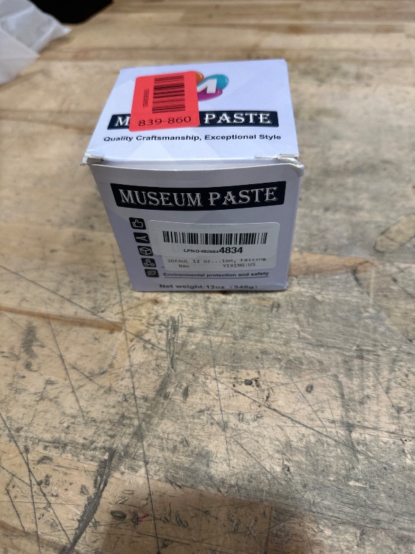 Photo 1 of 1DFAUL 12 oz Exhibits Fixing Gel for Museum, Removable Clear Museum Paste Putty Wax, Reusable & No Residue, Fixed Collection Artifacts and Decorations to Prevent Vibration, Falling