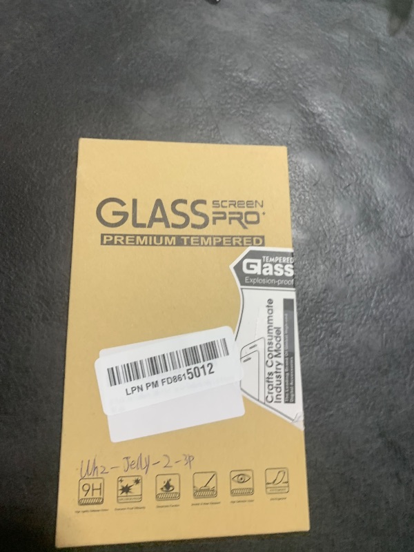 Photo 1 of [3 Pack] for Unihertz Jelly 2 Screen Protector Tempered Galss, HGJTFANY - High Clear [9H Hardness] [Bubble Free] Tempered Glass Protective Film for Unihertz Jelly 2 (3.0 Inch)