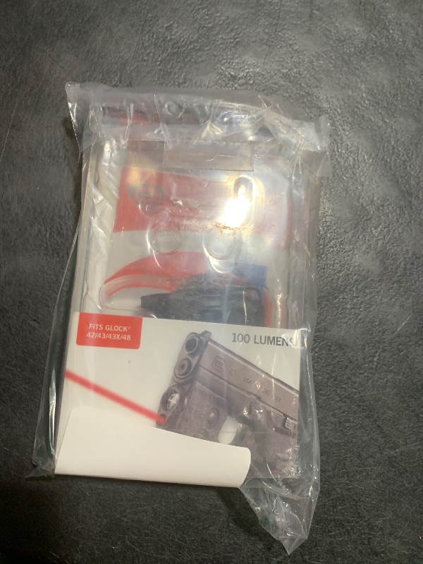 Photo 1 of Streamlight 69270 TLR-6 100-Lumen Tactical Weapon Light with Integrated Red Aiming Laser Designed Exclusively and Solely for Glock 42/43/43X/48 (No Rail or MOS), Black