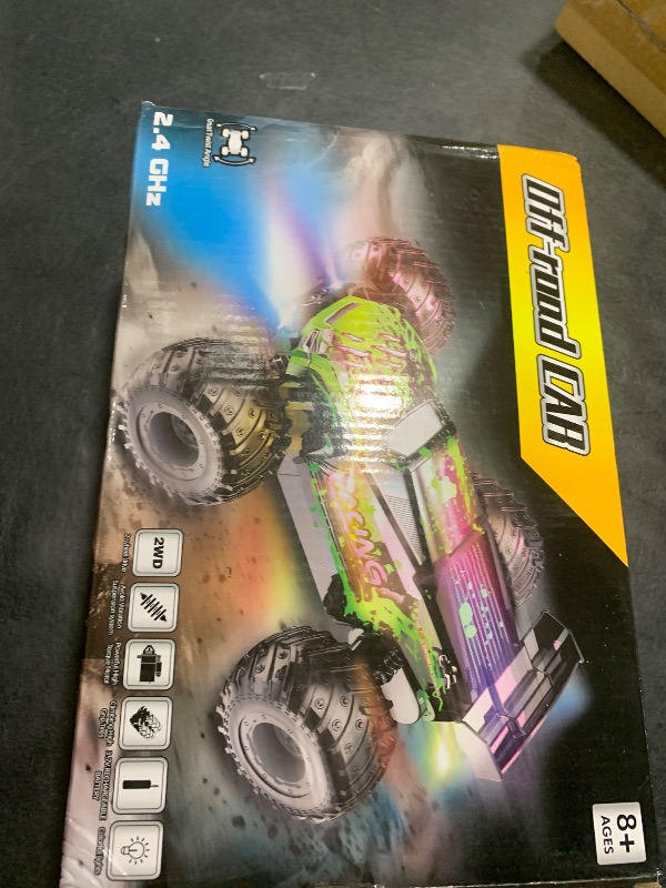 Photo 1 of AONEPTR Remote Control Car, All Terrain Remote Control Truck for Boy, 2.4GHz Rc Car with Two Rechargeable Batteries, 20KM/H Monster Truck Toys
