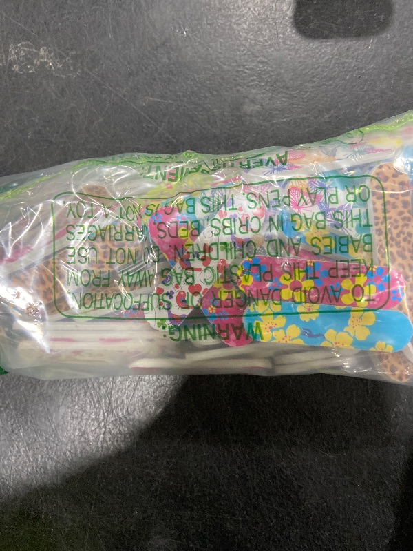 Photo 1 of 100-Pack 180 Grit Double Sided Disposable Nail Files & Emery Boards for Natural Nails - Bulk Mini/Small Grit Nail File Set for Home Salon, Manicure/Pedicure