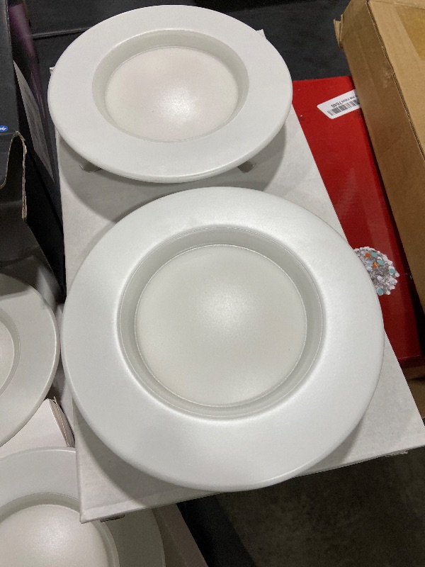 Photo 1 of Philips Hue Smart Recessed 5/6 Inch LED Downlight - White and Color Ambiance Color-Changing Light -4 Pack - 1100LM - Control with Hue App - Compatible with Alexa, Google Assistant and Apple Homekit