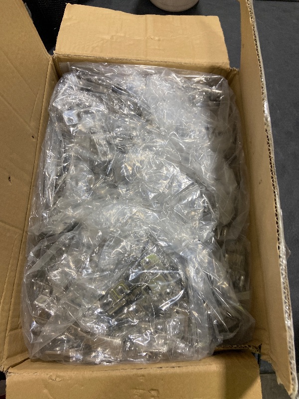 Photo 1 of 100 Pack Soft Closing Cabinet Hinges for Kitchen 1/2 Inch Partial Overlay Kitchen Cabinet Door Hinges 105 Degree Concealed with Mounting Screws for Frameless Face Frame Door