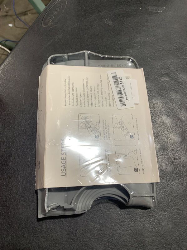 Photo 1 of 17.7" Silicone Sink Splash Guard - Multi-Functional Kitchen Sink Mat with Drip Tray, Sponge Holder & Soap Dish, 6° Slope Design for Easy Drainage, Foldable & Fasten Button for Secure Fit,?Grey?