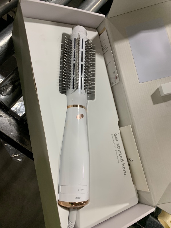 Photo 1 of *BEEN PREVIOUSLY USED* T3 AireBrush Round One Step Volumizing Hair Dryer Brush, Blow Dryer Brush for Fast Drying and Styling with Multiple Heat and Speed Settings, 2.5" Ceramic Round Brush and Cool Shot