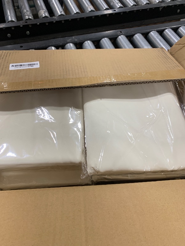 Photo 1 of 10 Pack Ivory Tablecloths for 8ft Rectangle Tables 60 x 126 Inch - Polyester Table Cover Stain and Wrinkle Resistant Washable Fabric Table Clothes for Wedding Party Banquet Reception Restaurant