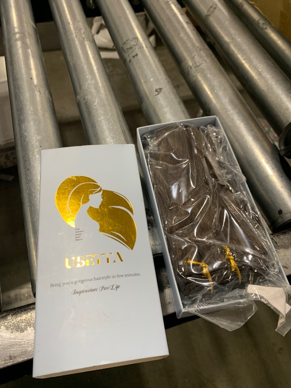 Photo 1 of Sew in Hair Extensions Real SyntheticHair, Dark Brown Hand Tied Weft Hair Extensions 24 Inch Dark Brown Synthetic Hair Weaves Bundles 120G Full Head Synthetic Hair Weft Extensions Sewin Bundles