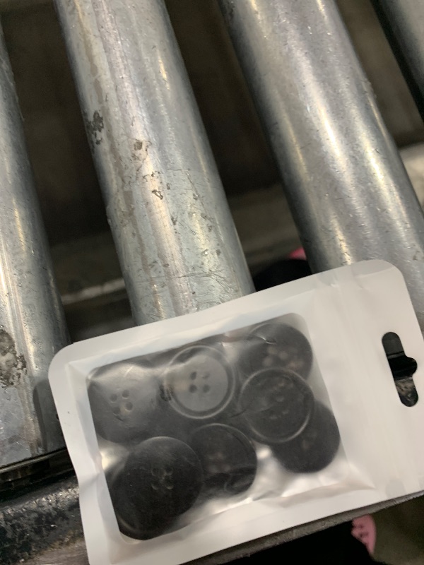 Photo 1 of 1 Inch Real Horn Buttons 10PCS Large Sewing Buttons for Coat, Blazer, Suit, Overcoat, Winter Coat, Jacket, Genuine Natural Brown Buffalo Horn Buttons for Men, Women (25mm, Black)