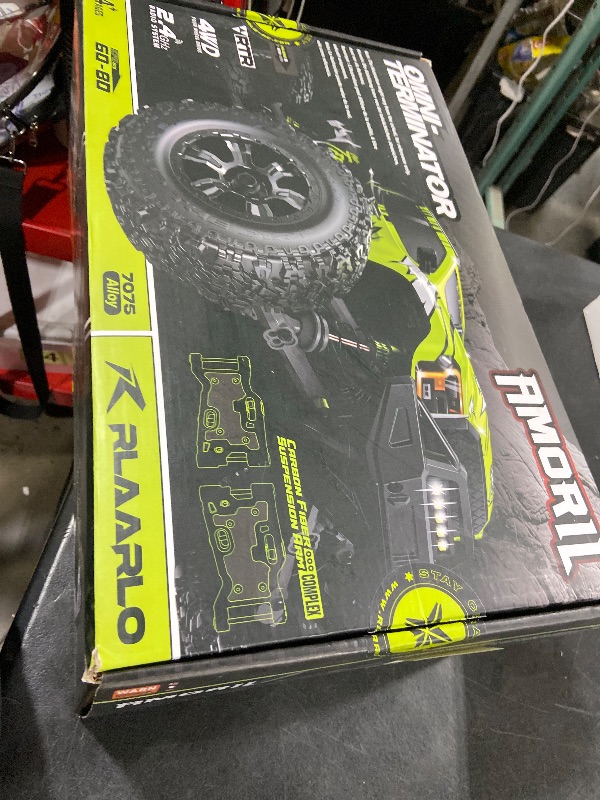 Photo 1 of AMORIL 1/10 RTR Brushless Fast RC Cars for Adults,Max 50mph Hobby Electric Off-Road Monster Truck,Waterproof High Speed RC Car 4WD Remote Control Car with 3S Lipo,Green