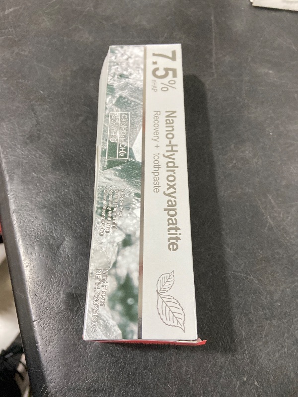 Photo 1 of *1-PACK** 7.5% Nano Hydroxyapatite Toothpaste Helps Remineralize, Protects Enamel, Dentist-Formulated Whitening Toothpaste for Sensitive Teeth, Natural Peppermint, Fluoride-Free (Natural Peppermint)