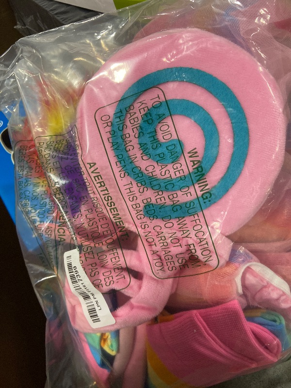 Photo 1 of 10 Pcs Candyland Costume Accessories - Mini Top Hat Feathers Headband Sweet Rainbow Necklace Lollipop Earrings Jombo Handheld Candy Pastel Tutu for Women Christmas Photo Props Candy Theme Cosplay