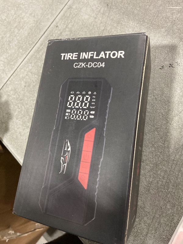 Photo 1 of *NONFUNCTIONAL* Aneson Tire Inflator Portable Air Compressor, Cordless Air Pump for Car Tire 150PSI, Battery & 12V DC, Electric Bike Pump with Pressure Gauge, Auto Shutoff, for Bicycle, Ball, Motorcycle Accessories