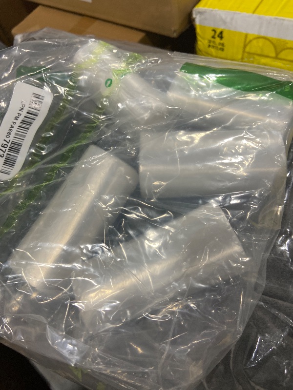 Photo 1 of 0.5 Gallon 250 pcs Mini Clear Trash Bags, Tiny Strong Garbage Bags,Small Plastic Bags for Desktop Trash Bin, Tiny Bathroom Trash Can Bin Liners,Mini Bags for Waste Basket Liner,Fit 2 Liters-Clear