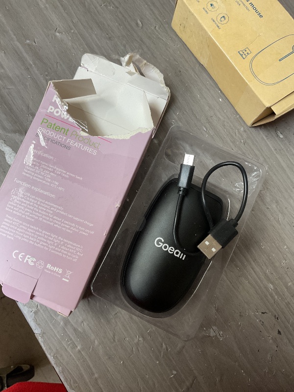 Photo 1 of 12000mAh Hand Warmers Rechargeable Portable Electric 2 Pack (Hand Warmers 2 Pack Matt Black)