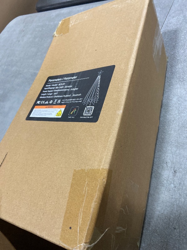 Photo 1 of 10FT Smart Christmas Tree Lights with App & Remote Control, 514 RGB Color Changing LED Cone Tree Lights, Music Sync, Custom Light Show, IP44 Waterproof Outdoor Decoration for Xmas, New Year, Parties