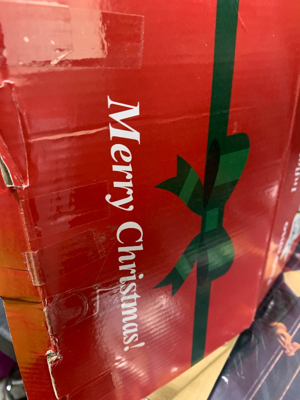 Photo 1 of 10 FT Christmas Inflatables Snowman Outdoor Yard Decorations, Giant Blow Up Snowman, Built-in Bright LED Lights, Huge Xmas Blowups Snow Man Outside Holiday Decor for Garden Patio Porch Lawn Home Party