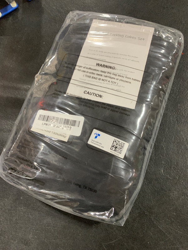 Photo 1 of 10 Set Compression Packing Cubes for Travel Essentials,Compressible Expandable Packing Cubes for Suitcase,OlarHike Luggage Organizer Bags for Travel,Handy Helper for Organizing Clothes(Black)