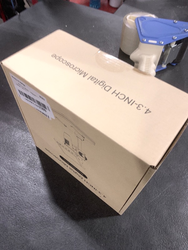 Photo 1 of **MISSING PARTS** Hayve 4.3'' IPS Coin Microscope, 1000X Magnification Digital Microscope for Adults?Coin Collection Supplies with 8 Adjustable LEDs?Windows Compatible?32GB TF Card