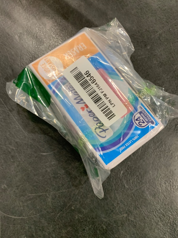 Photo 1 of Paper Mate Pink Pearl Erasers, Medium, 24 Count