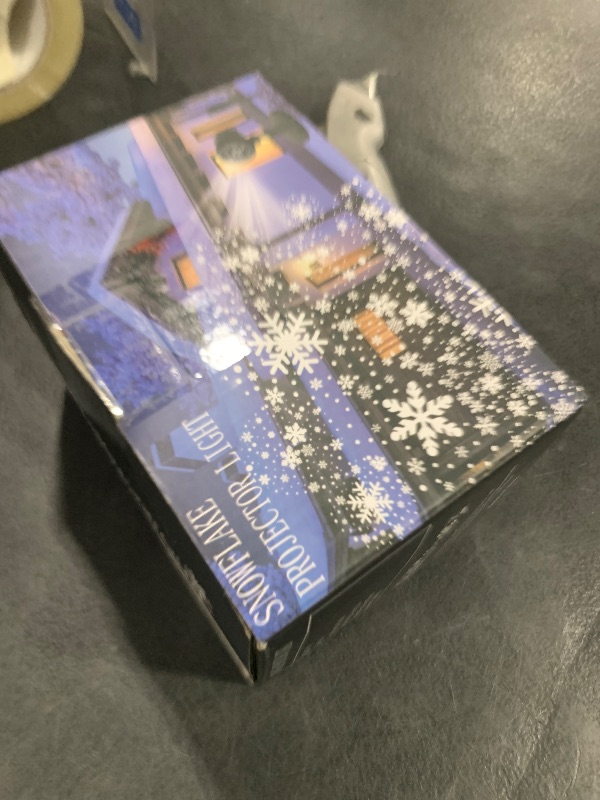 Photo 1 of ?LILNIAGY Christmas Decorations Outdoor Christmas Projector Lights Snowflake Projector, IP65 Waterproof & Adjustable Christmas Lights for Outdoor Christmas Decorations Home Party Garden Xmas Decor