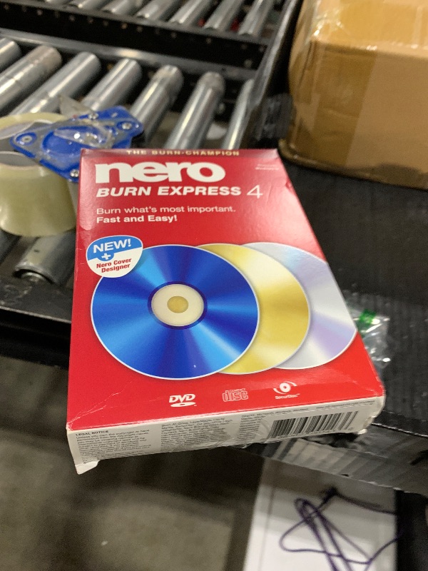 Photo 1 of Nero Burn Express 4 | CD/DVD Burning Copying Software| Backup | Rip | 1 PC | Windows 10 / 8 / 8.1 / 7