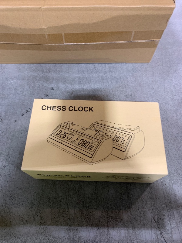 Photo 1 of [2023 New] Xflyee Chess Clock - Digital Chess Timer, Available for Portable Timer for Board Games and Chess with Bonus and Delayed Countdown Function
