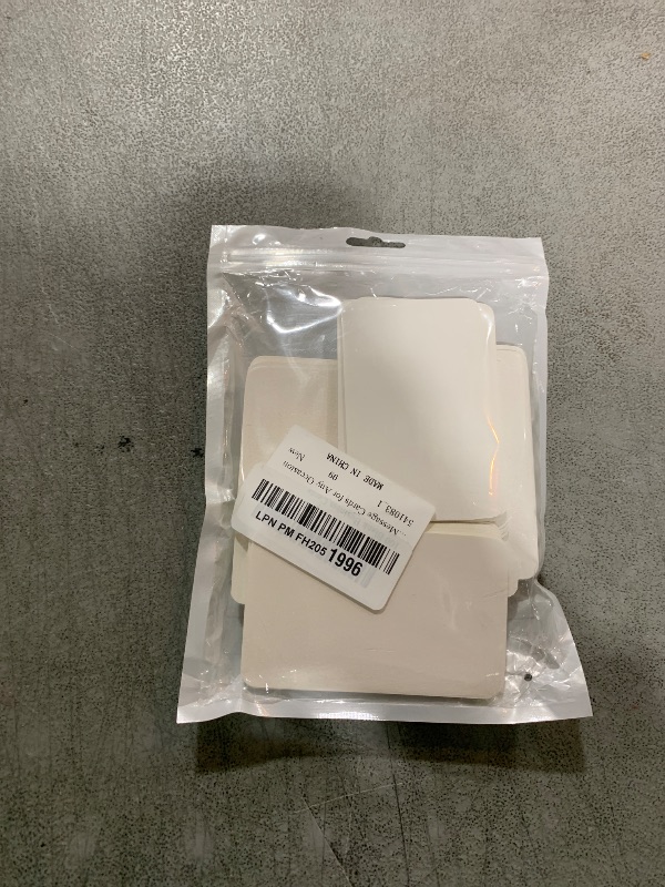 Photo 1 of 100 Blank Business Cards - White Kraft Paper - Thank You, Gift, DIY Message Cards for Any Occasion