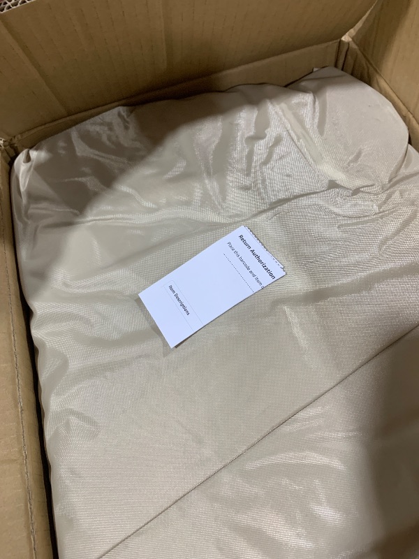 Photo 1 of 10L0L 4 Passenger Golf Cart Driving Enclosure for Club Car Precedent with Short Roof Up to 57", 4-Sided Clear Window 600D Rain Cover All Weather Windproof Waterproof - Beige with Grey