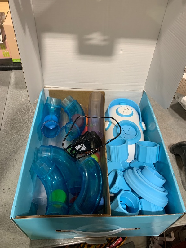 Photo 1 of FOHEB Air-Powered STEM Building Toys - Bluetooth Learning Toys with Wireless Music Play, Rechargeable & Play While Charging, STEM Toys for 3+ Year Old, Kids Toys Birthday Gifts for Kids