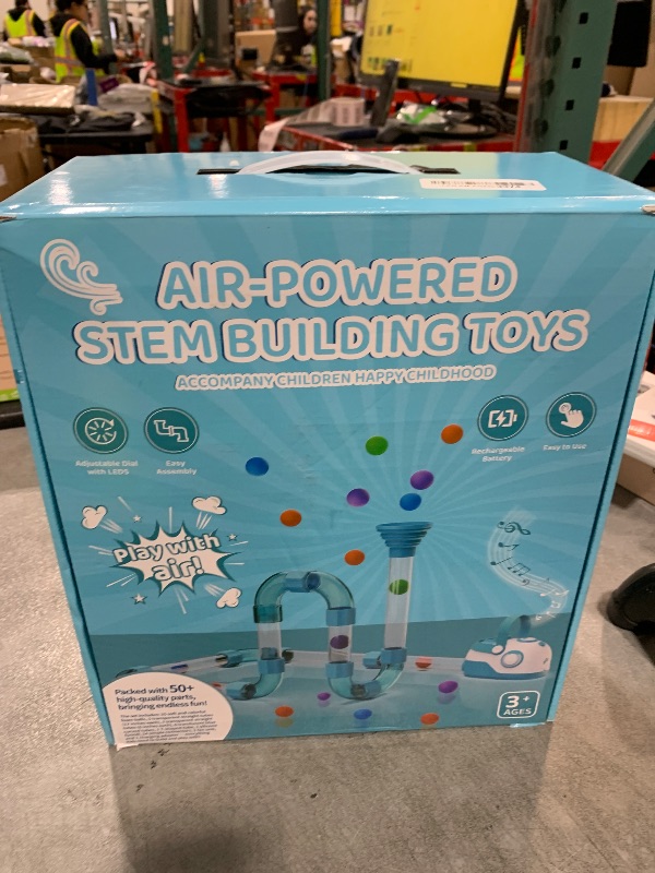 Photo 1 of FOHEB Air-Powered STEM Building Toys - Bluetooth Learning Toys with Wireless Music Play, Rechargeable & Play While Charging, STEM Toys for 3+ Year Old, Kids Toys Birthday Gifts for Kids