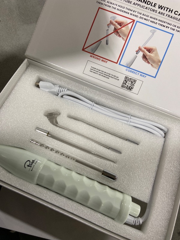 Photo 1 of Pure Daily Care NuDerma Handheld Skin Therapy Wand Machine w/Neon – Anti-Aging - Skin Tightening - Wrinkle Reducing - Dark Circles – Clarifying - Hair & Scalp Stimulator