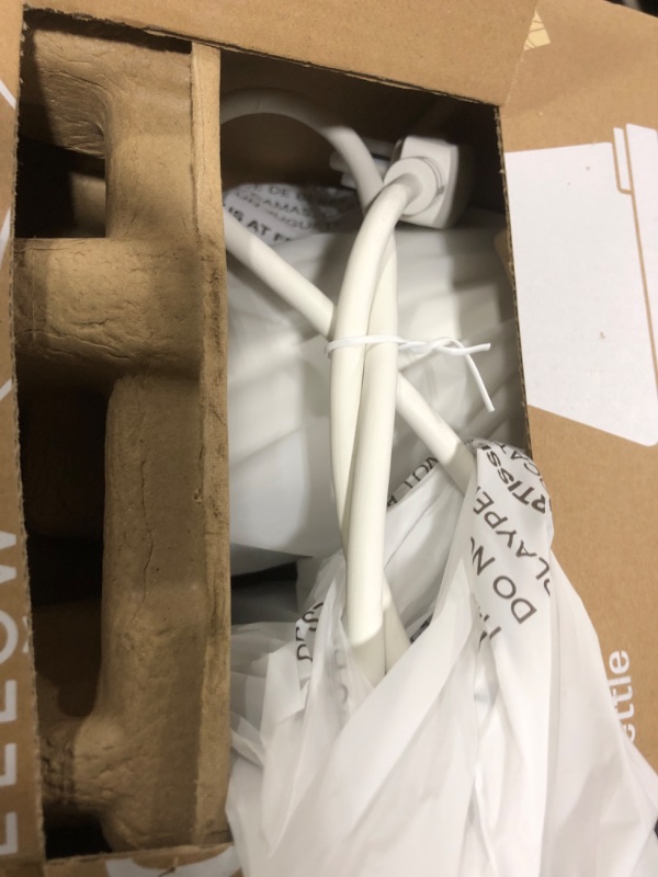 Photo 1 of Fellow Corvo EKG Pro Electric Tea Kettle - Quick Heating, Precise Temperature Control Electric Kettle, Scheduling, Built-in Brew Timer for Boiling Water - Matte White with Maple Handle - 0.9 Liter